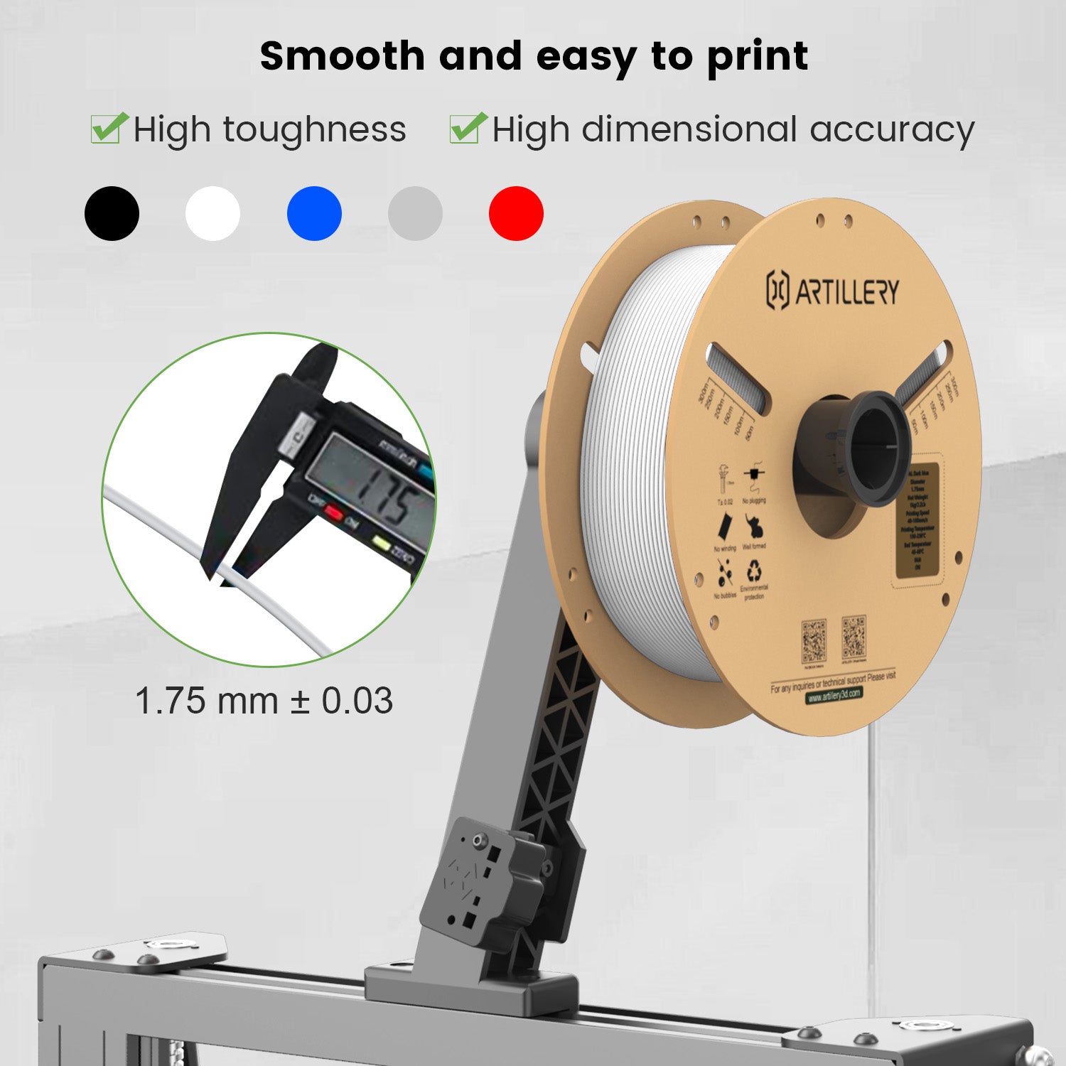 PLA 3D-Druckerfilament 1,75 mm 5 kg