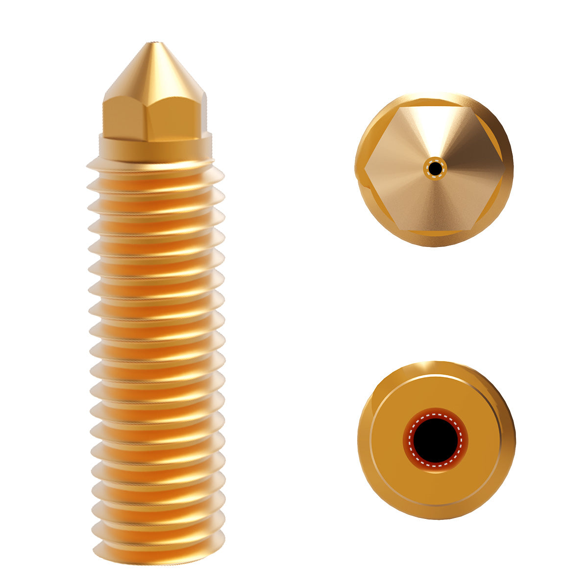 Original 16 PCS Brass Nozzle Kit/0.2+0.4+0.6+0.8+1.0mm For SW-X3/ SW-X4
