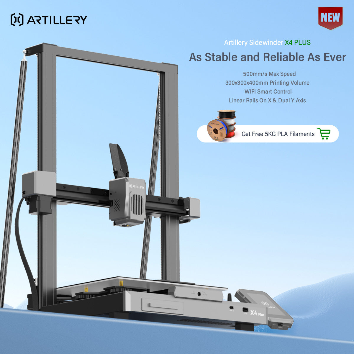 Artillery Official Site Discover Our New 3D Printers Sidewinder X4